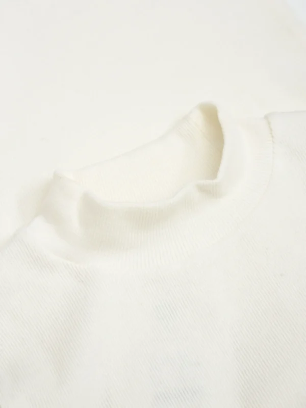 100076-1007-1 KnowledgeCotton Apparel Langærmet T-shirt (Hvid) – Dame | T-shirt