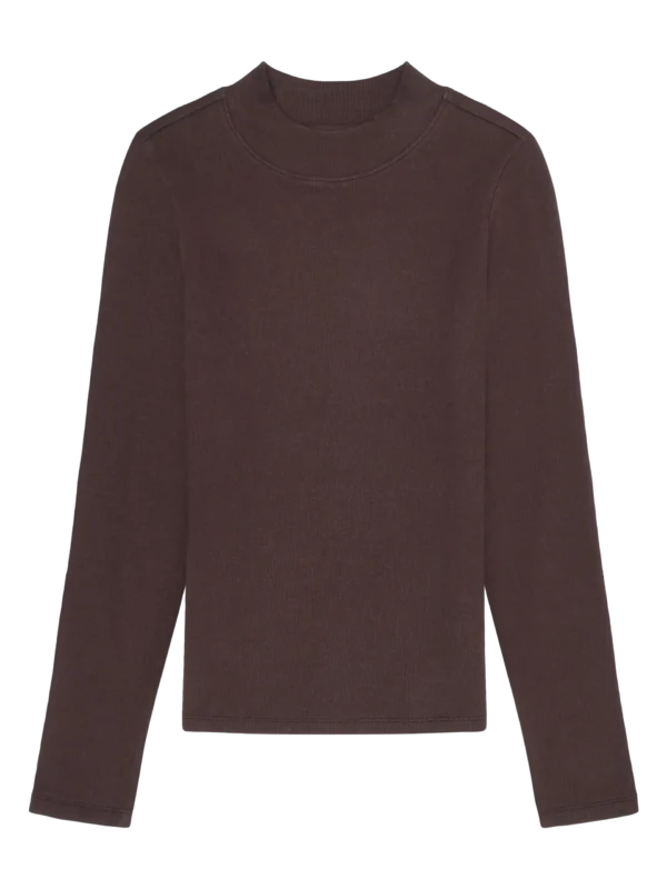 KnowledgeCotton Apparel Langærmet T-shirt (Brun) – Dame | T-shirt