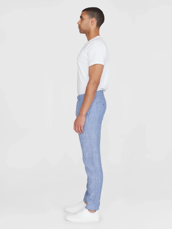 1070060-1432-3 KnowledgeCotton Apparel Moonlight Blue Chinos – Dame | Bukser
