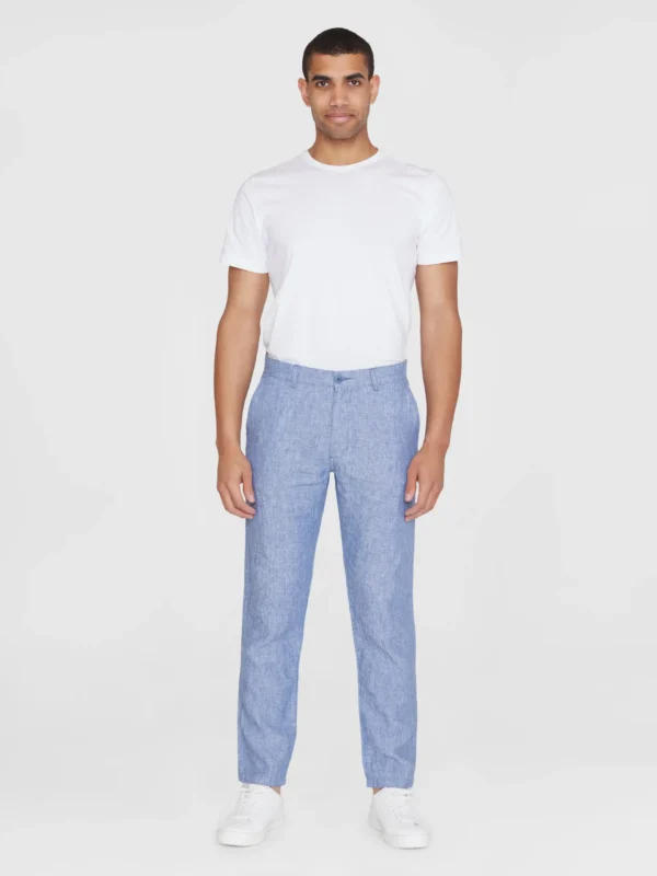 1070060-1432-4 KnowledgeCotton Apparel Moonlight Blue Chinos – Dame | Bukser
