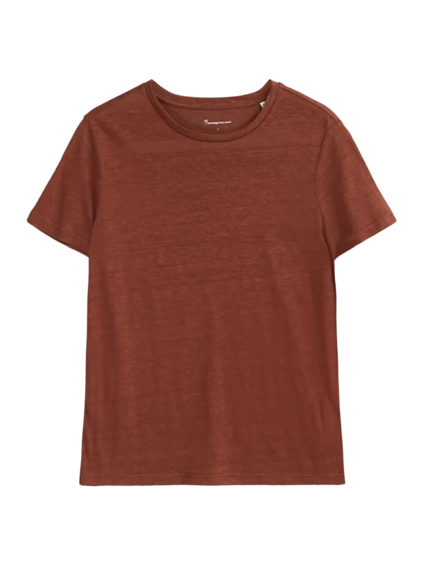 KnowledgeCotton Apparel T-shirt (Brun) – Dame | T-shirt