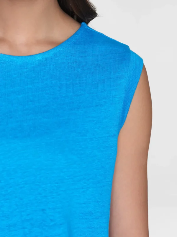 KnowledgeCotton Apparel Top (Turkis) – Dame | Top