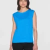 KnowledgeCotton Apparel Top (Turkis) – Dame | Top