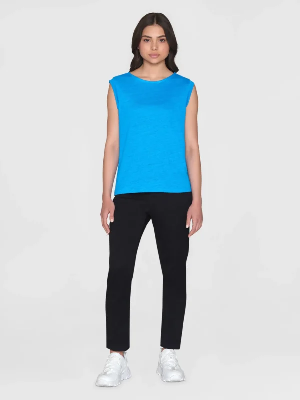 KnowledgeCotton Apparel Top (Turkis) – Dame | Top