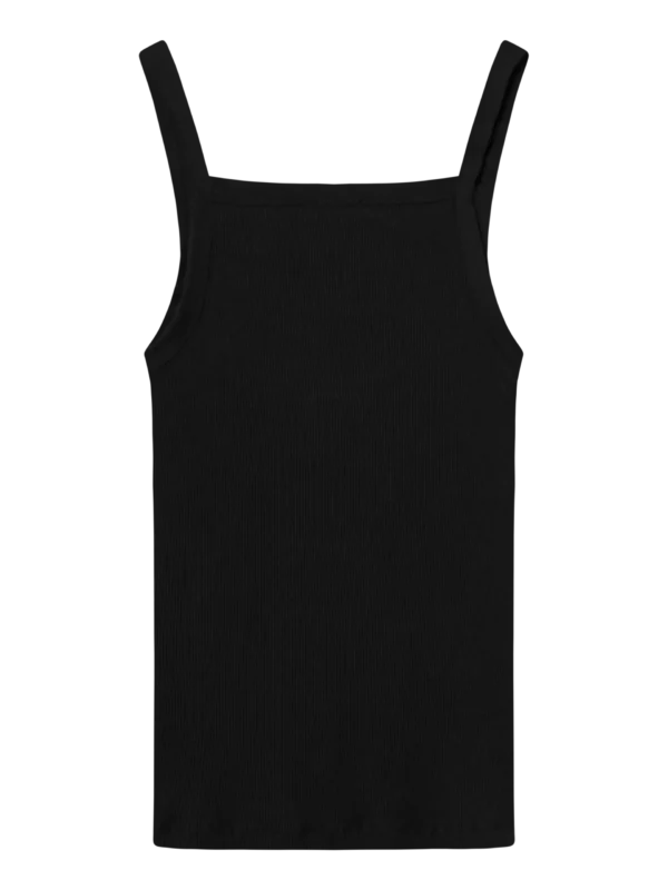 2010015-1300-7 KnowledgeCotton Apparel Top (Sort) – Dame | Top