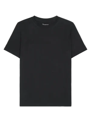 2010051-1300-5 KnowledgeCotton Apparel T-shirt (Sort) – Dame | T-shirt