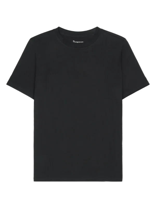 2010051-1300-5 KnowledgeCotton Apparel T-shirt (Sort) – Dame | T-shirt