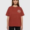 KnowledgeCotton Apparel Logo T-Shirt (Rødbrun) – Dame | T-shirt