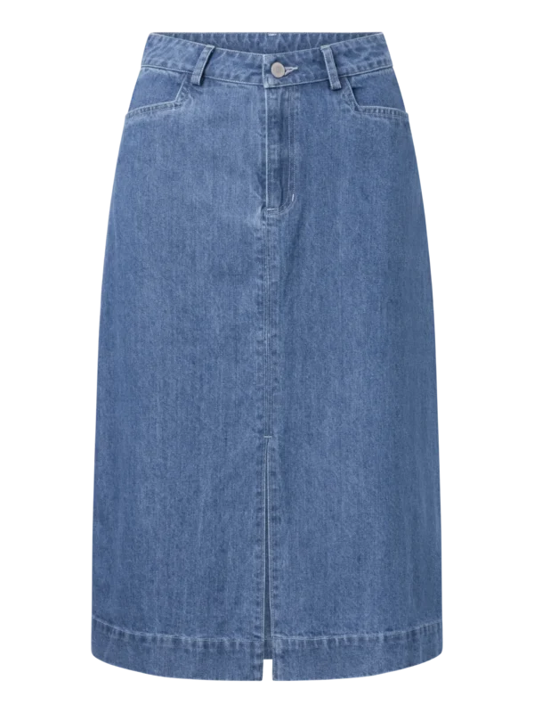 KnowledgeCotton Apparel Denim Nederdel – Dame | Bukser