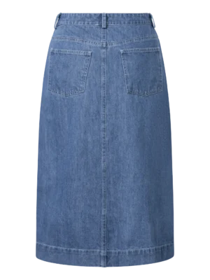 2040010-3035-8 KnowledgeCotton Apparel Denim Nederdel – Dame | Bukser