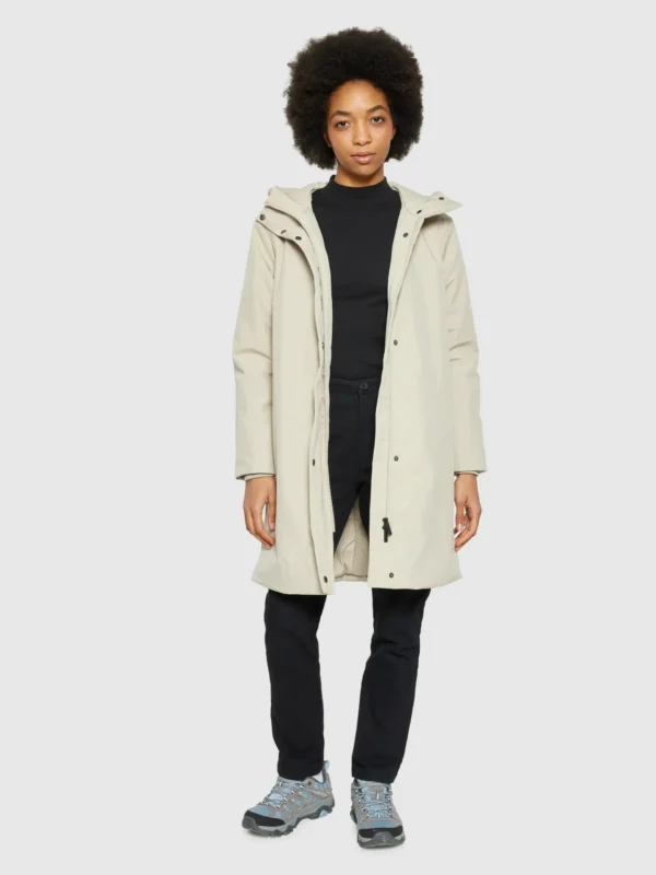 KnowledgeCotton Apparel Shell Jacket (Light Feather Grey) – Dame | Jakke