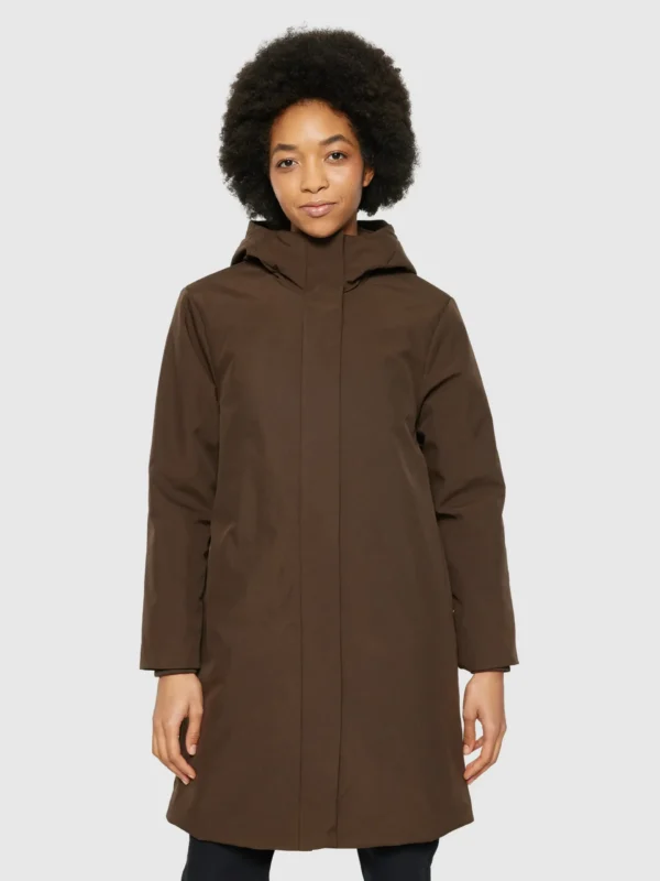 2060010-1243-2 KnowledgeCotton Apparel Shell Jacket (Brun) – Dame | Jakke