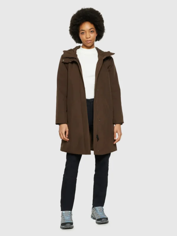 2060010-1243-4 KnowledgeCotton Apparel Shell Jacket (Brun) – Dame | Jakke