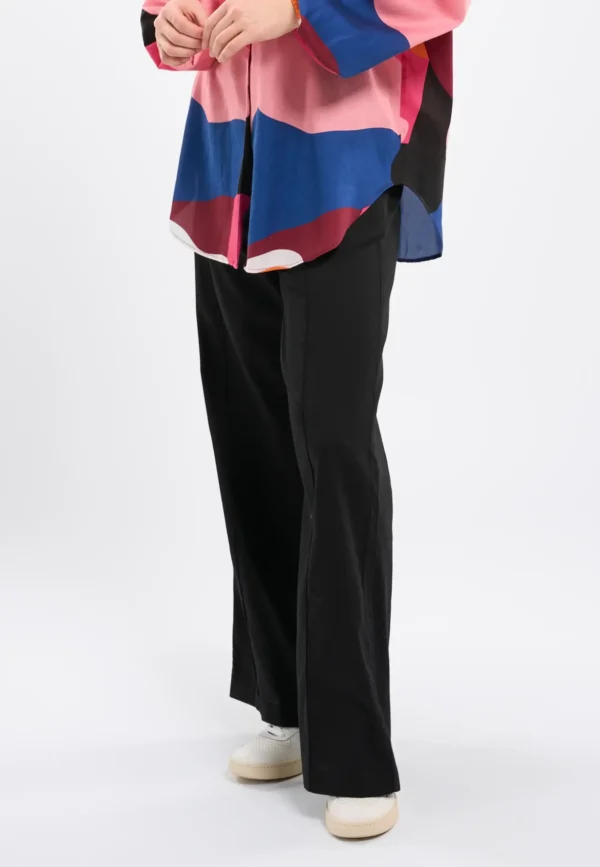 KnowledgeCotton Apparel Bomuldsbukser (Sort) – Dame | Bukser