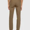 KnowledgeCotton Apparel Dark Olive Chinos (Mid rise) – Dame | Bukser