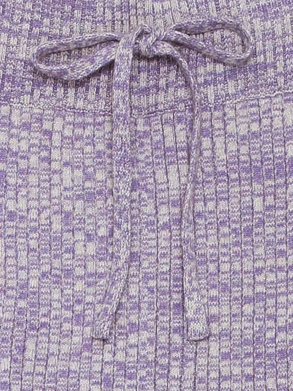 2070038-1418-1 KnowledgeCotton Apparel Uldbukser (Violet) – Dame | Bukser