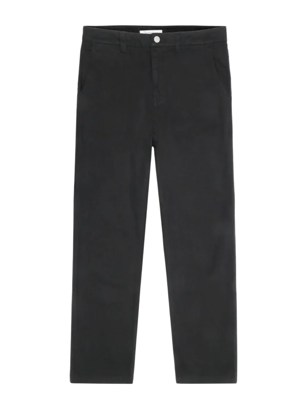KnowledgeCotton Apparel Calla Tapered Black (Mid rise) – Dame | Bukser