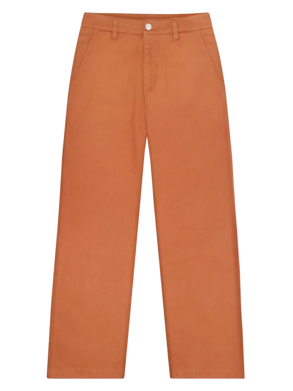 2070051-1426-5 KnowledgeCotton Apparel Posey Wide Mocha (High rise) – Dame | Bukser