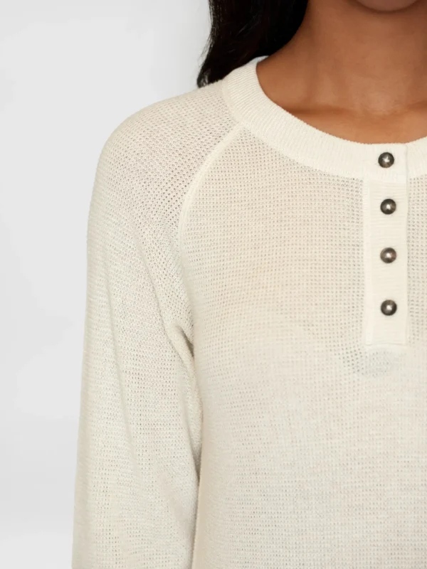 KnowledgeCotton Apparel Langærmet trøje (Cremehvid) – Dame | Strik