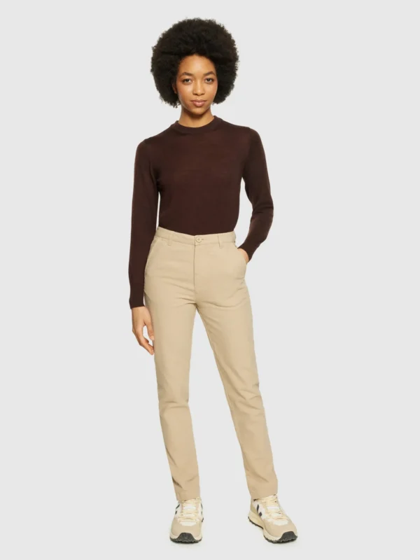 KnowledgeCotton Apparel Trøje (Brun) – Dame | Strik