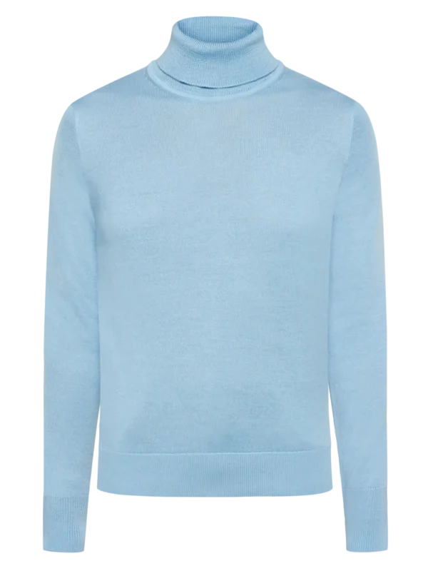 2080062-1463-5 KnowledgeCotton Apparel Striktrøje (Turkis) – Dame | Strik