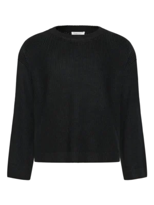 2080068-1300-5 KnowledgeCotton Apparel Striktrøje (Sort) – Dame | Strik