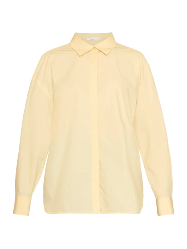 2090013-1352-5 KnowledgeCotton Apparel Skjorte (Gul) – Dame | Skjorte