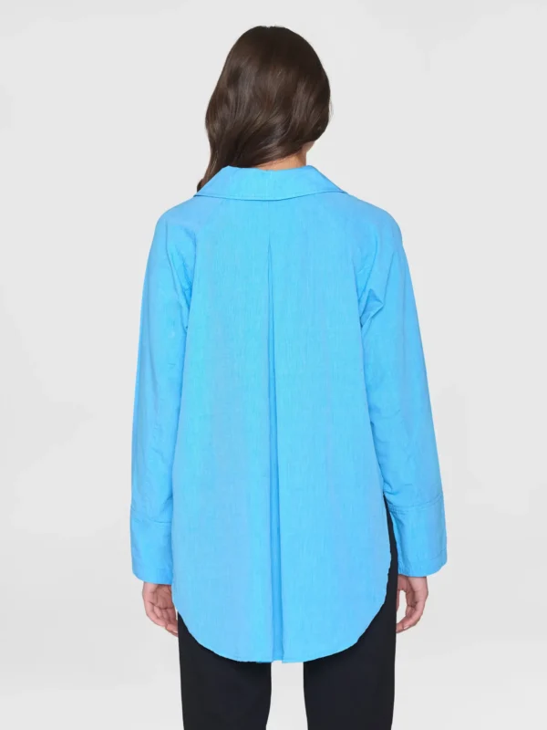 2090033-1445-3 KnowledgeCotton Apparel Skjorte (Turkis) – Dame | Skjorte