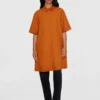 KnowledgeCotton Apparel Skjortekjole (Brun) – Dame | Kjole