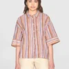 2090043-8032-2 KnowledgeCotton Apparel Kortærmet Skjorte (Multifarvet) – Dame | Skjorte