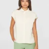 KnowledgeCotton Apparel Skjorte Top (Beige) – Dame | Skjorte