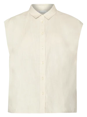 2090047-1228-5 KnowledgeCotton Apparel Skjorte Top (Beige) – Dame | Skjorte