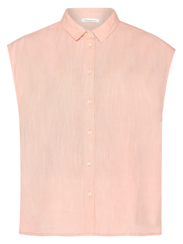 2090047-1469-5 KnowledgeCotton Apparel Skjorte Top (Lyserød) – Dame | Skjorte