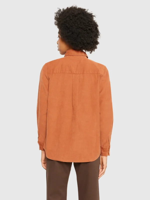 2090050-1426-3 KnowledgeCotton Apparel Skjorte (Mocha-Brun) – Dame | Skjorte