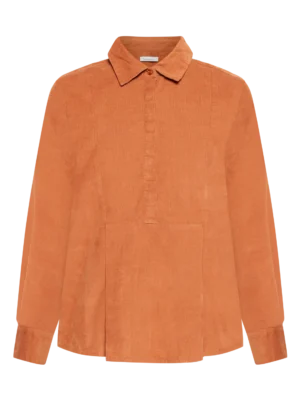 2090050-1426-5 KnowledgeCotton Apparel Skjorte (Mocha-Brun) – Dame | Skjorte