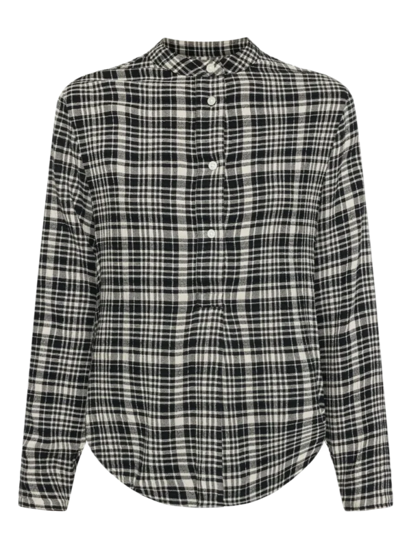 2090052-7021-5 KnowledgeCotton Apparel Ternet Skjorte (Navy) – Dame | Skjorte