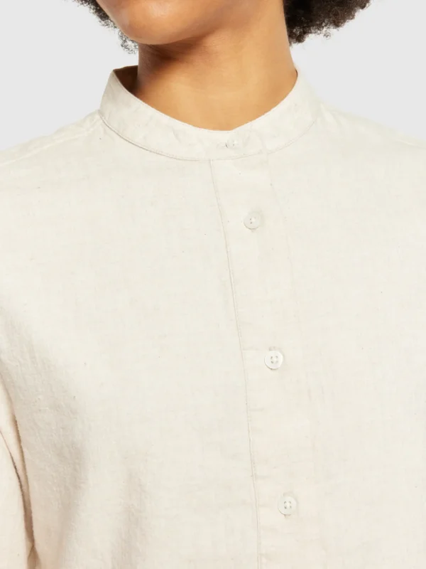 2090056-1165-1 KnowledgeCotton Apparel Skjorte (Beige) – Dame | Skjorte