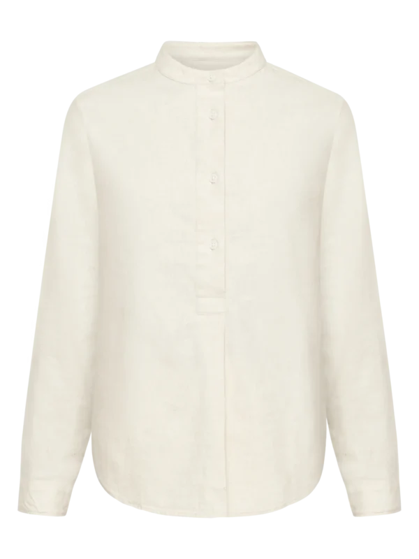 2090056-1165-5 KnowledgeCotton Apparel Skjorte (Beige) – Dame | Skjorte