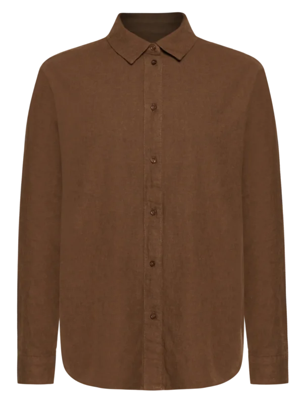 2090057-1243-5 KnowledgeCotton Apparel Skjorte (Brun) – Dame | Skjorte