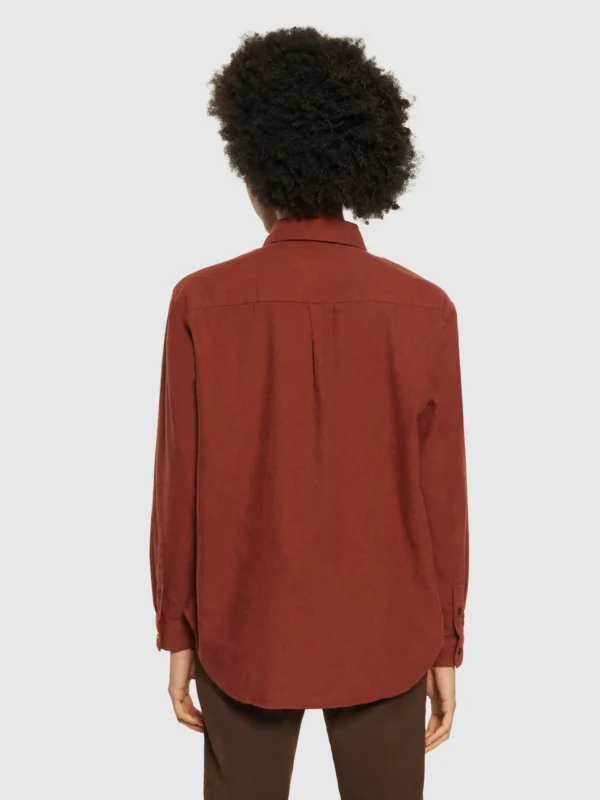 KnowledgeCotton Apparel Skjorte (Brun) – Dame | Skjorte