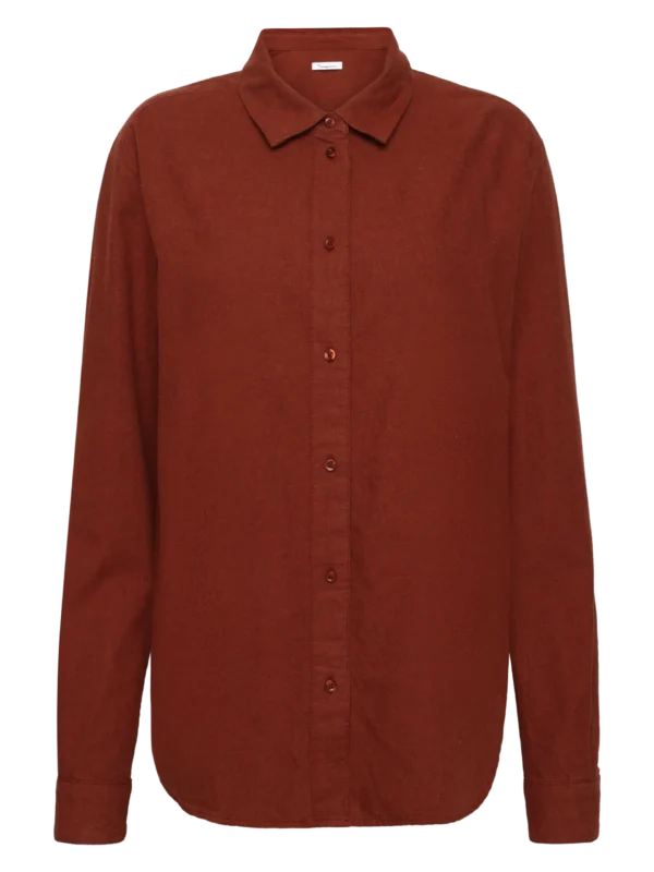 KnowledgeCotton Apparel Skjorte (Brun) – Dame | Skjorte