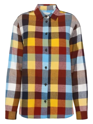 2090059-7032-4 KnowledgeCotton Apparel Ternet Skjorte (Multifarvet) – Dame | Skjorte