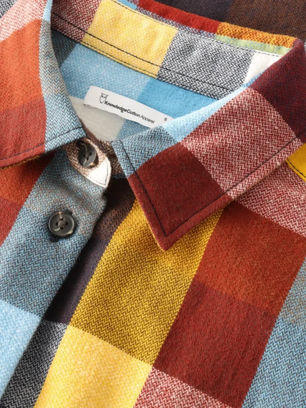 2090059-7032-6 KnowledgeCotton Apparel Ternet Skjorte (Multifarvet) – Dame | Skjorte