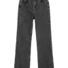 2170019-3049-5 KnowledgeCotton Apparel Rinse Black Jeans (Mid rise) – Dame | Bukser