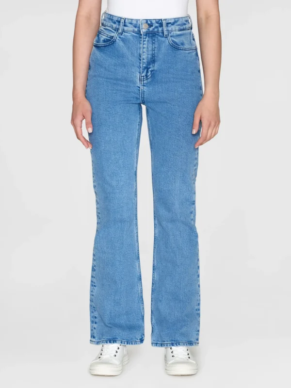 KnowledgeCotton Apparel Light Blue Denim Jeans (Mid rise) – Dame | Bukser