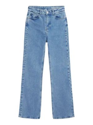 2170020-3045-5 KnowledgeCotton Apparel Light Blue Denim Jeans (Mid rise) – Dame | Bukser