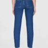 KnowledgeCotton Apparel Blue Denim Jeans (Mid rise) – Dame | Bukser