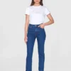 KnowledgeCotton Apparel Blue Denim Jeans (Mid rise) – Dame | Bukser