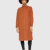 2200035-1426-2 KnowledgeCotton Apparel Mocha Skjortekjole (Brun) – Dame | Skjorte