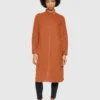 2200035-1426-4 KnowledgeCotton Apparel Mocha Skjortekjole (Brun) – Dame | Skjorte